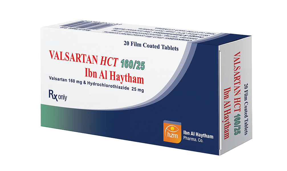 Valsartan HCT Ibn Al Haytham 160/25