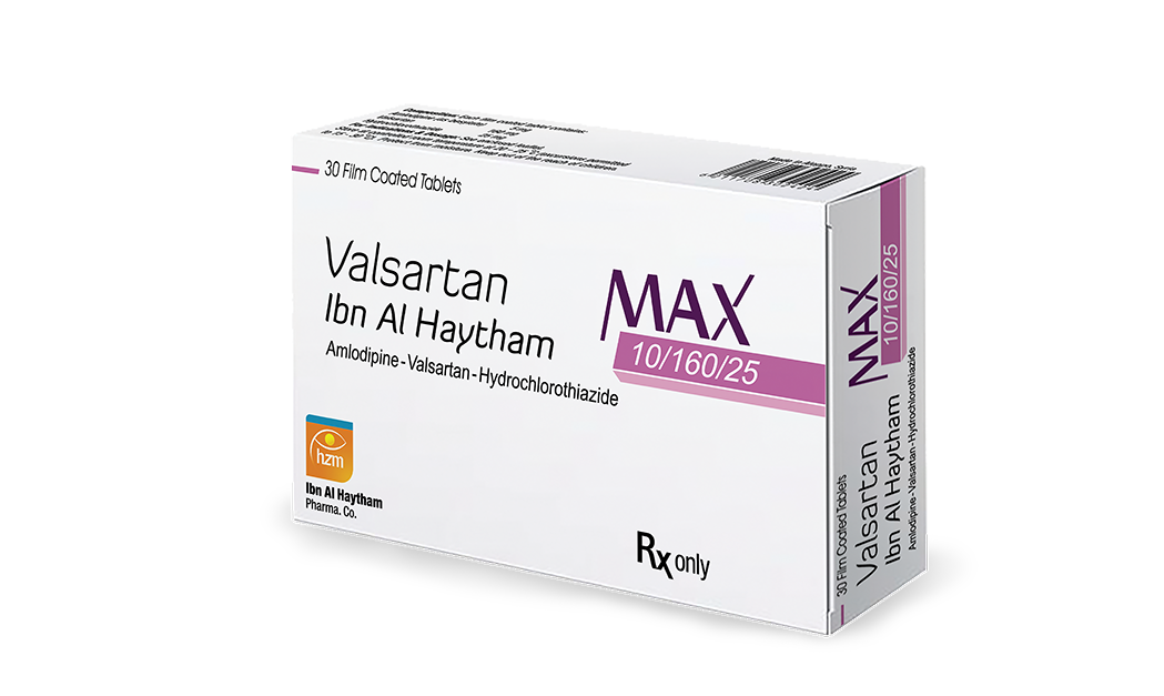 Valsartan Max Ibn Al Haytham 10/160/25