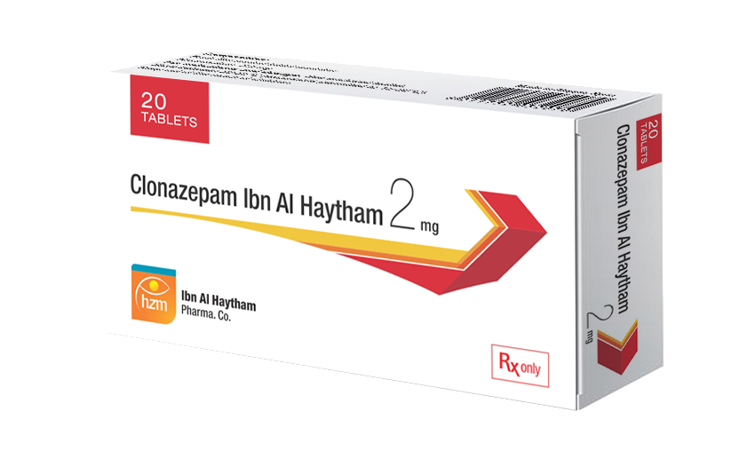 Clonazepam Ibn Al Haytham 2 mg