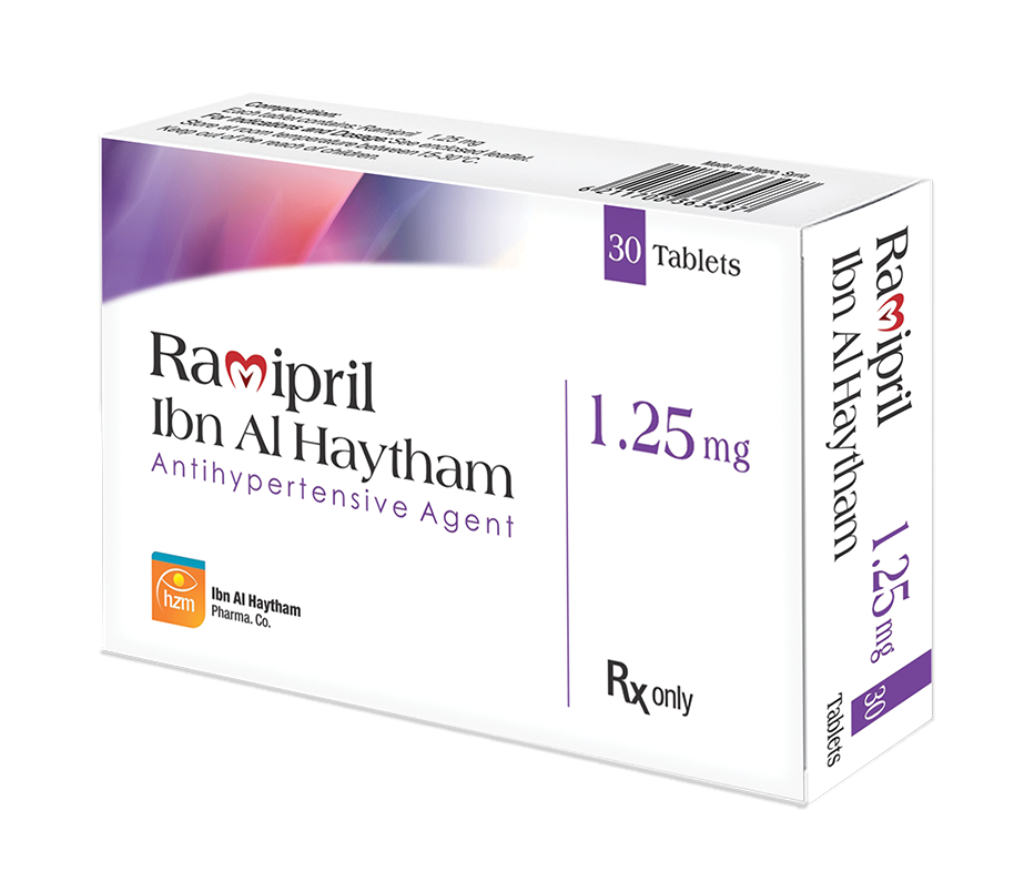 Ramipril Ibn Al Haytham 1.25 mg