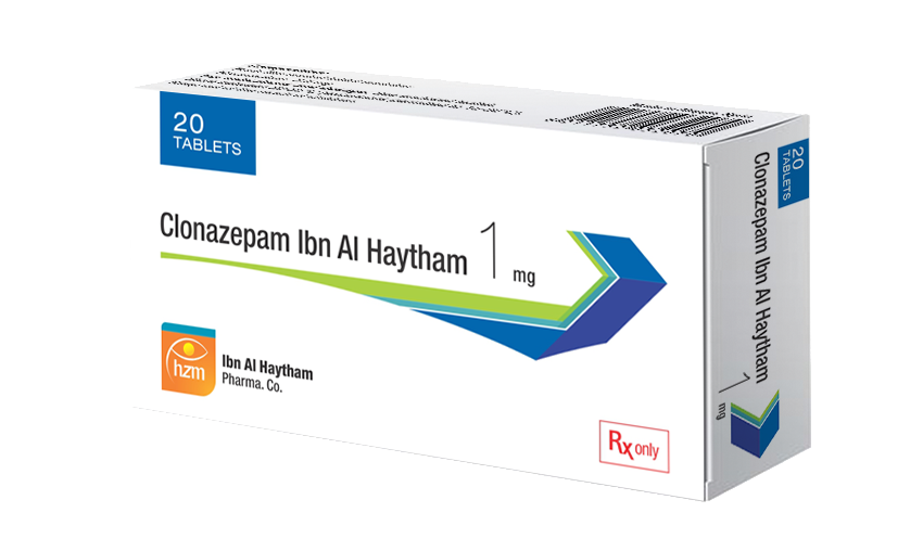 Clonazepam Ibn Al Haytham 1 mg