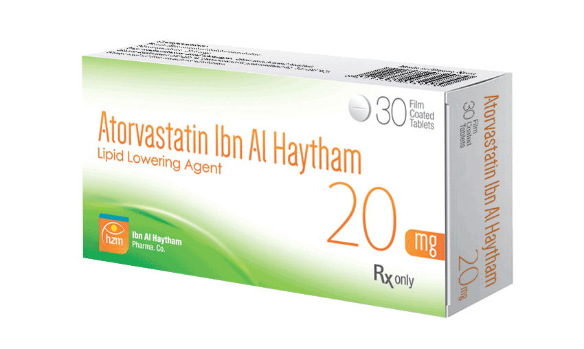 Atorvastatin Ibn Al Haytham 20 mg
