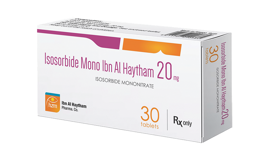 Isosorbide Mono Ibn Al Haytham 20 mg