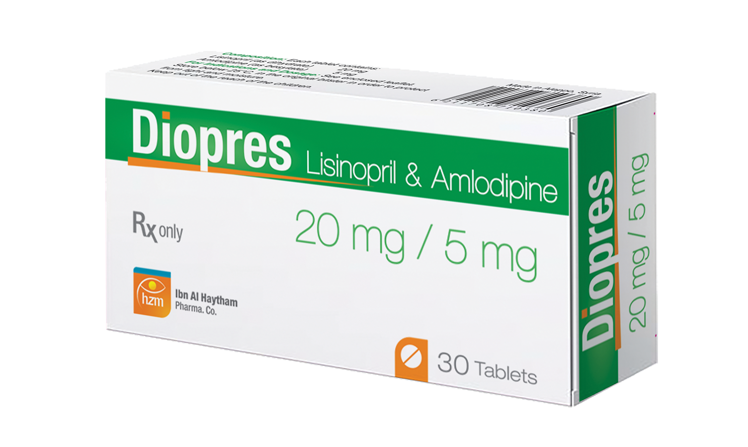 Diopres 20 mg/5 mg