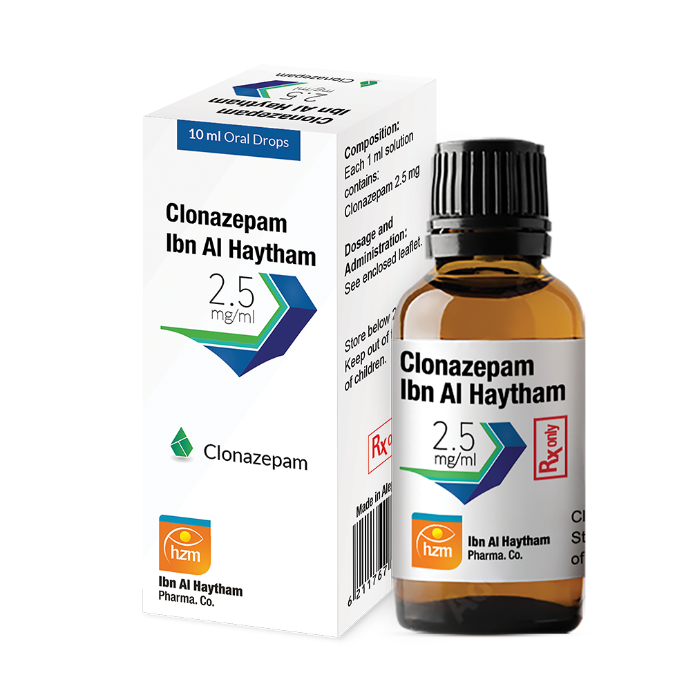 Clonazepam Ibn Al Haytham 2.5 mg/ml