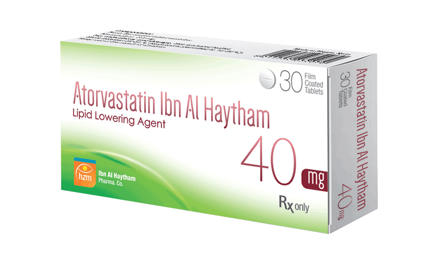 Atorvastatin Ibn Al Haytham 40 mg