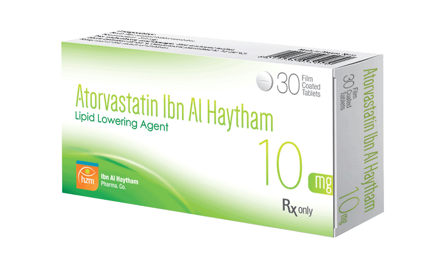 Atorvastatin Ibn Al Haytham 10 mg