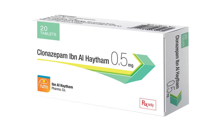 Clonazepam Ibn Al Haytham 0.5 mg