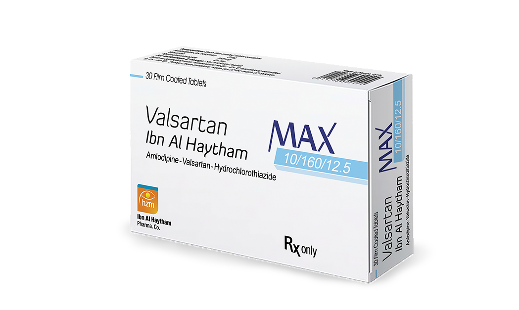 Valsartan Max Ibn Al Haytham 10/160/12.5