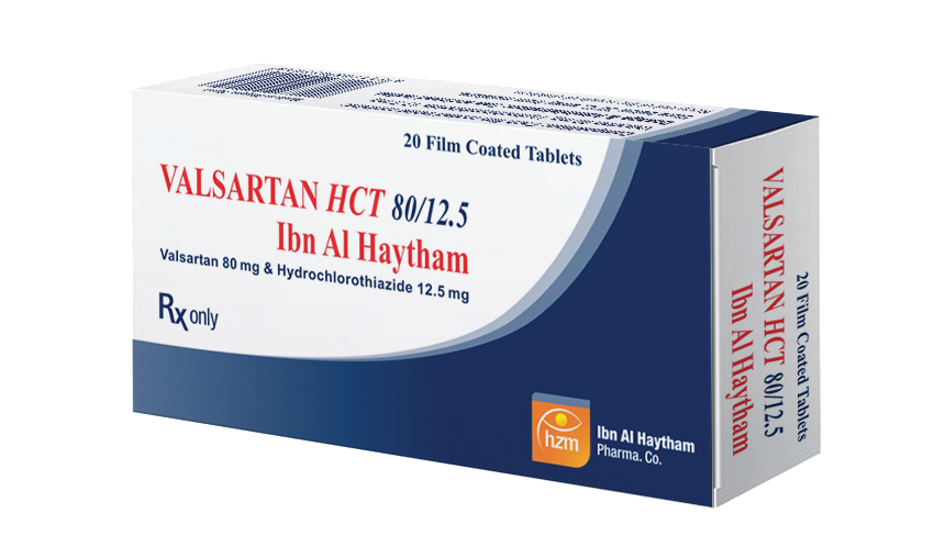 Valsartan HCT Ibn Al Haytham 80/12.5